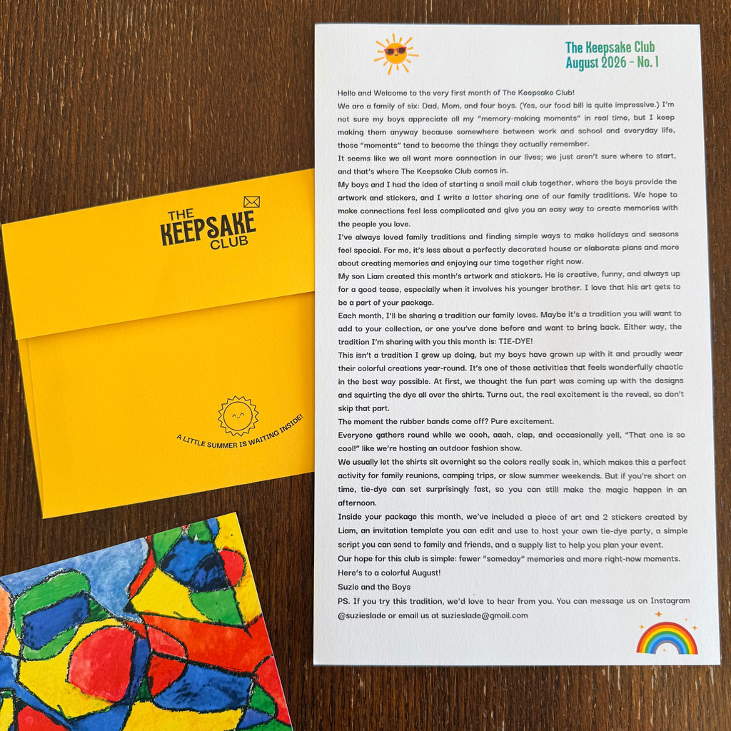 Catch Up on Past Keepsakes